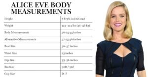 Alice Eve Body Measurements