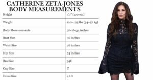 Catherine Zeta-Jones Body Measurements