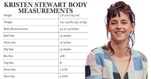 Kristen Stewart Body Measurements