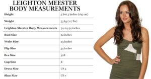 Leighton Meester Body Measurements