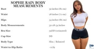 Sophie Rain Body Measurements