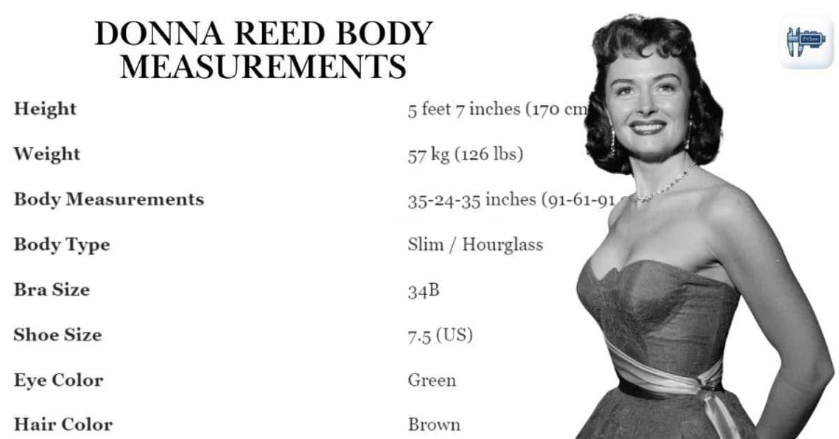 Donna Reed Body Measurements,