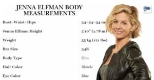 Jenna Elfman Body Measurements