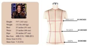 Julie Banderas Body Measurements