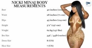 Nicki Minaj Body Measurements