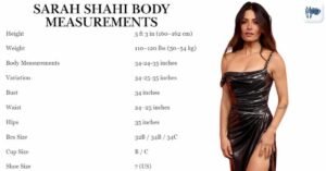 Sarah Shahi Body Measurements