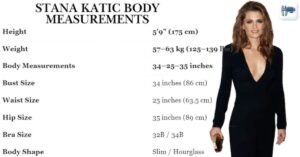 Stana Katic Body Measurements